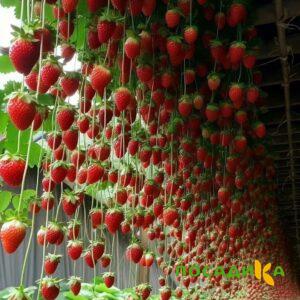 Клубника ампельная Анастасия купить по цене от 370р. в интернет-магазине «Посадика» с доставкой почтой в в Горнозаводске и по всей России – [изображение №1].